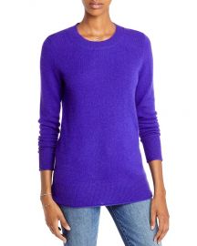 AQUA AQUA Fitted Cashmere Crewneck Sweater - 100  Exclusive Women - Bloomingdale s at Bloomingdales